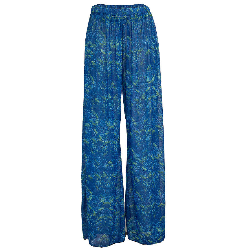 Olivenorma Women's High-Waist Mesh Sun Protection Flowy Wide Leg Pants - Style21 - XL - image 24