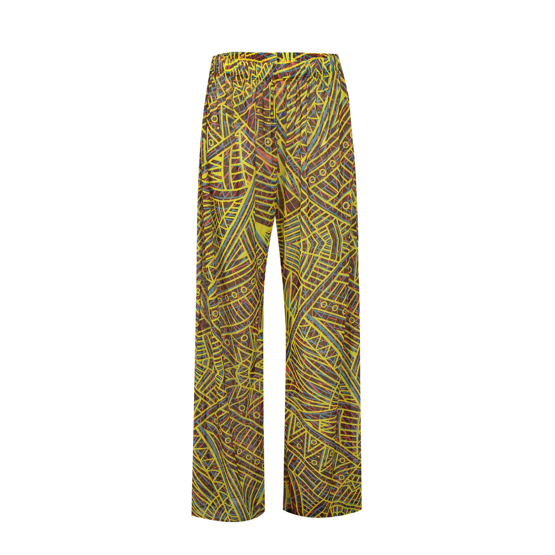 Olivenorma Women's High-Waist Mesh Sun Protection Flowy Wide Leg Pants - Style17 - XL - image 20