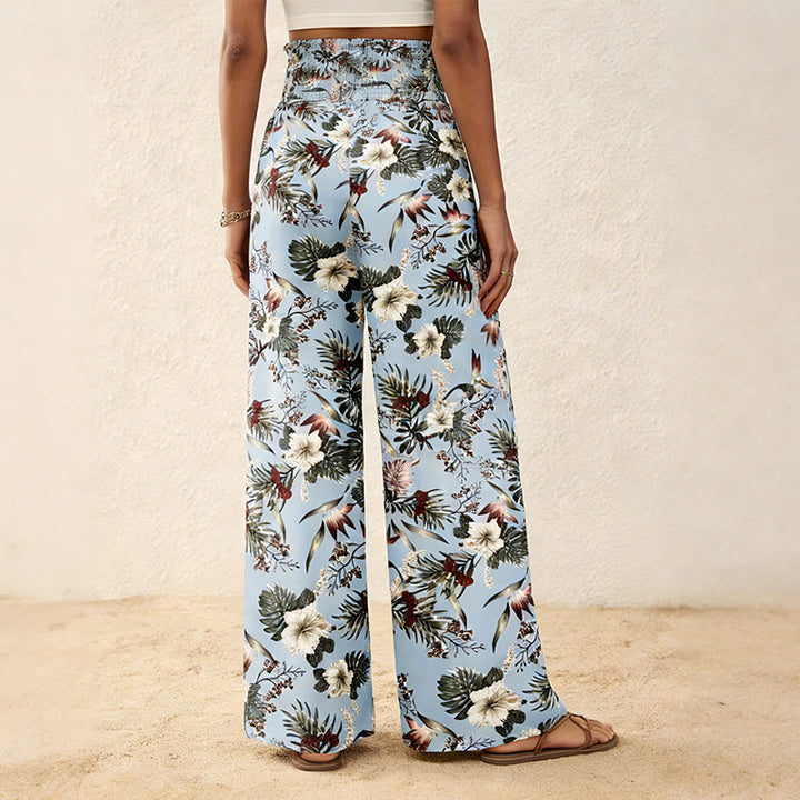 Olivenorma Women's Relaxed Drape Wide Leg Elastic Waist Casual Pants - image 10