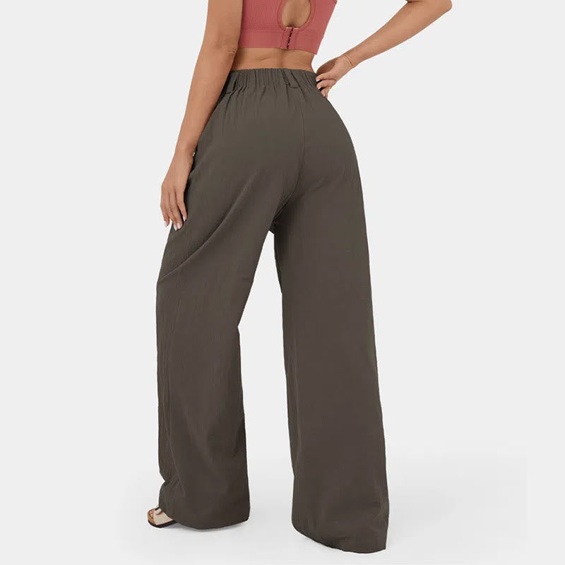 Olivenorma Women's High-Waist Relaxed Wide-Leg Casual Pants - image 11