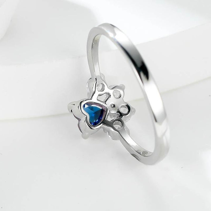 FREE Today: Heart Shaped Opal Zircon Cute Dog Paw Ring - image 28