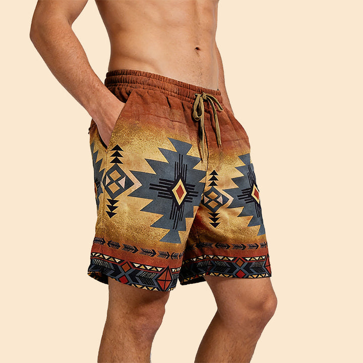 Olivenorma Men's Summer Beach Loose Fit Straight Casual Breathable Short Pants - image 13