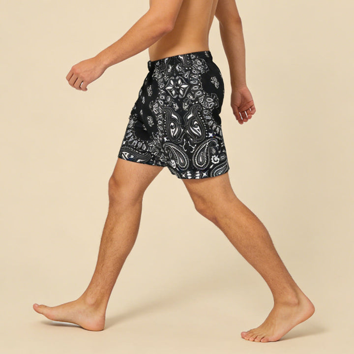 Olivenorma Men's Trendy Summer Printed Athletic Fitness Basketball Running Shorts Pants - image 25