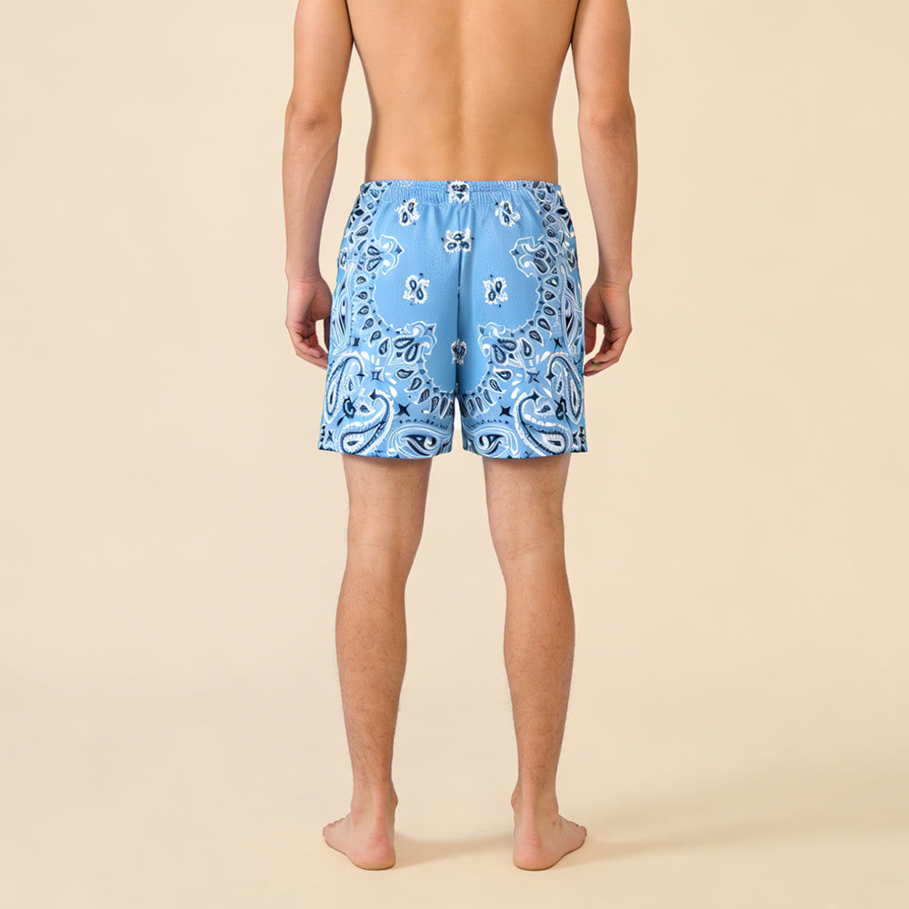 Olivenorma Men's Trendy Summer Printed Athletic Fitness Basketball Running Shorts Pants - image 39