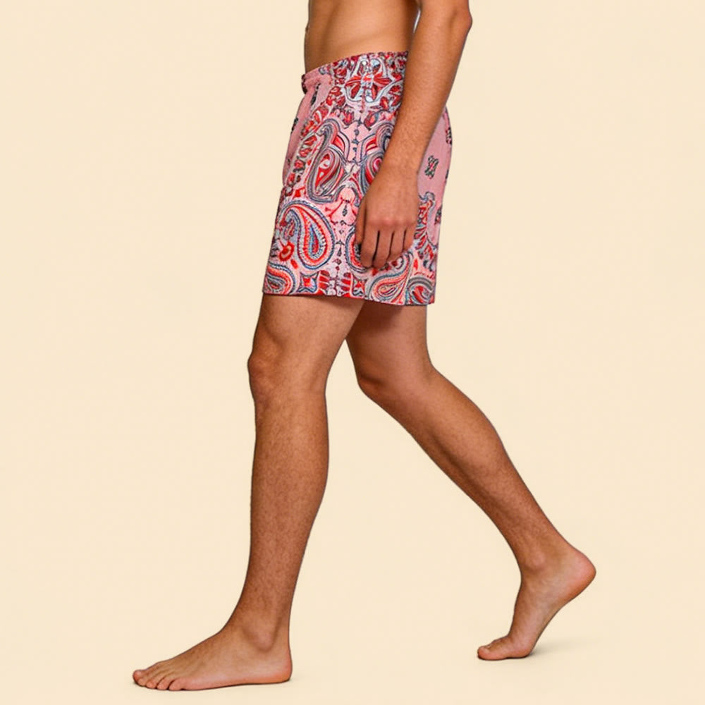 Olivenorma Men's Trendy Summer Printed Athletic Fitness Basketball Running Shorts Pants - image 45