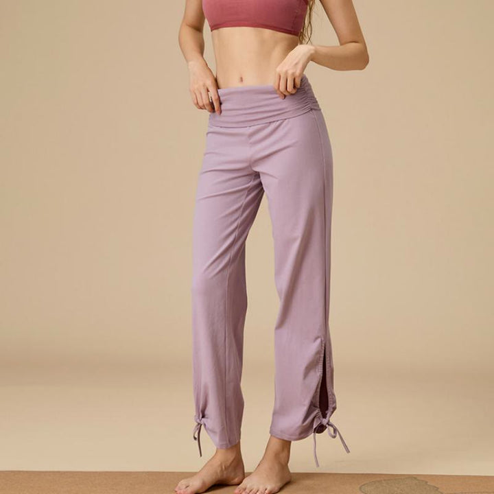 Olivenorma Women's Airy High-Waist Drawstring Wide Leg Pants - image 7
