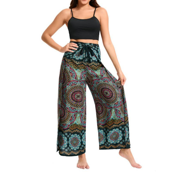 Olivenorma Women's Bohemian Butterfly Wide Leg Pants - image 0