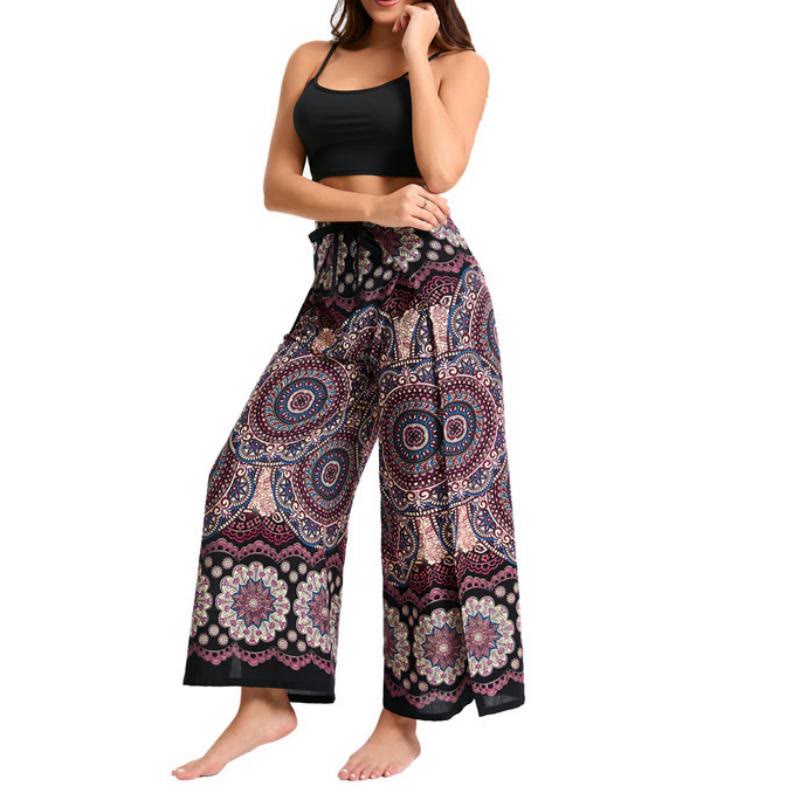 Olivenorma Women's Bohemian Butterfly Wide Leg Pants - image 8
