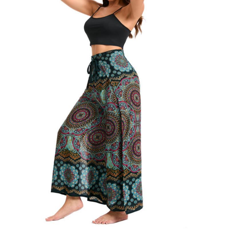 Olivenorma Women's Bohemian Butterfly Wide Leg Pants - image 2
