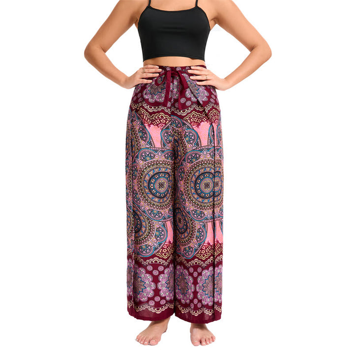 Olivenorma Women's Bohemian Butterfly Wide Leg Pants - image 25
