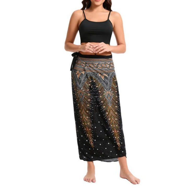 Olivenorma Women's One-Piece Wide Leg Wrap Dress - image 1