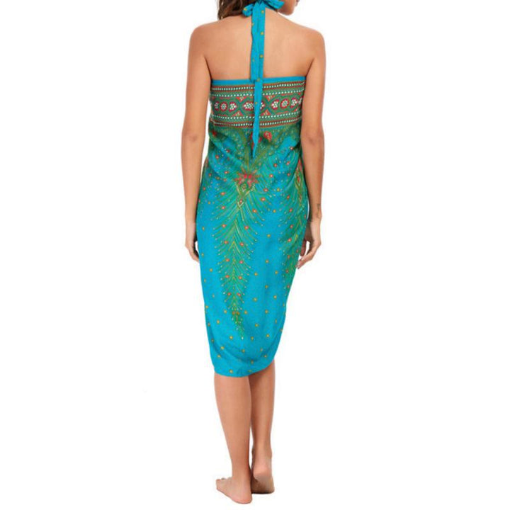 Olivenorma Women's One-Piece Wide Leg Wrap Dress - image 39