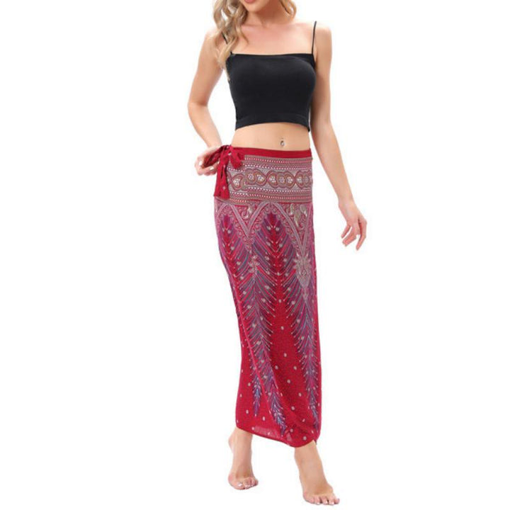 Olivenorma Women's One-Piece Wide Leg Wrap Dress - image 18