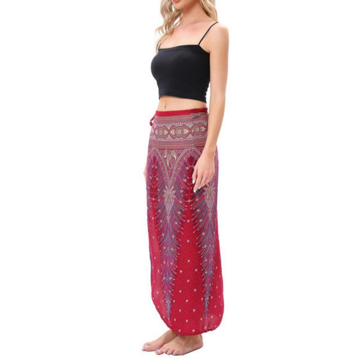 Olivenorma Women's One-Piece Wide Leg Wrap Dress - image 17