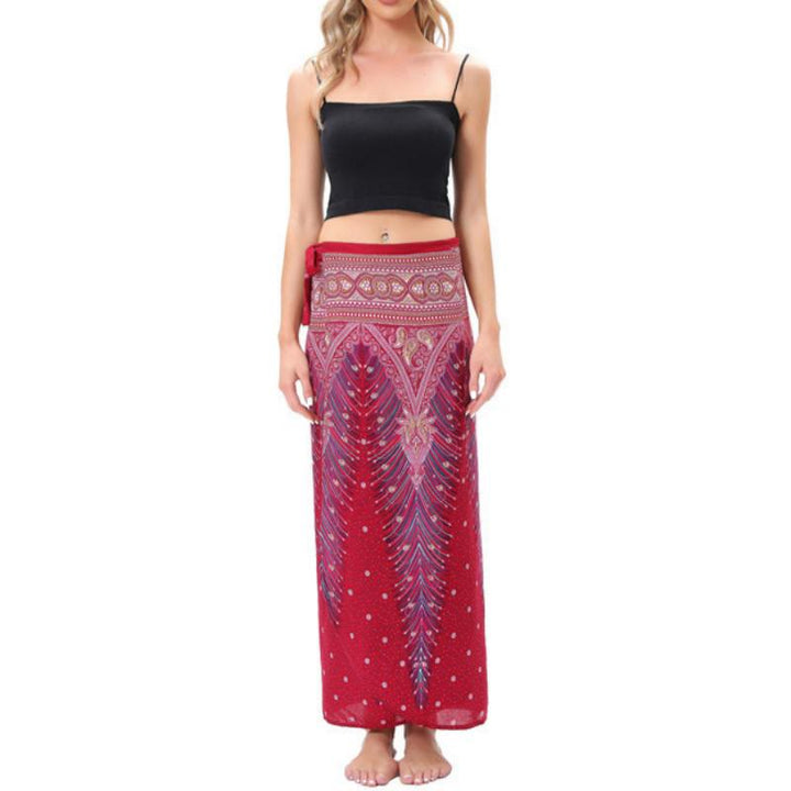 Olivenorma Women's One-Piece Wide Leg Wrap Dress - image 15