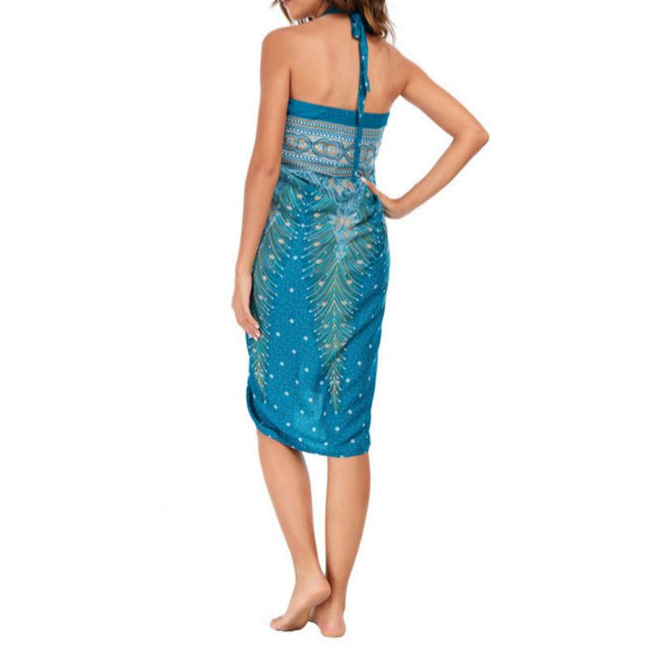 Olivenorma Women's One-Piece Wide Leg Wrap Dress - image 32