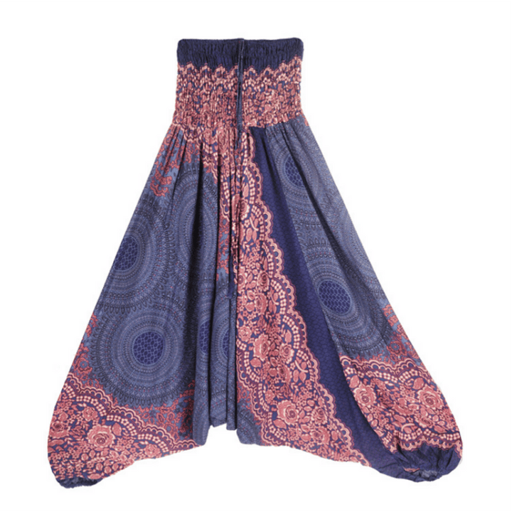 Olivenorma Women's Bohemian Relaxed Drop-Crotch Yoga Pants - image 26