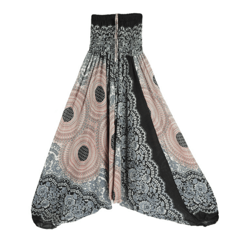 Olivenorma Women's Bohemian Relaxed Drop-Crotch Yoga Pants - image 35