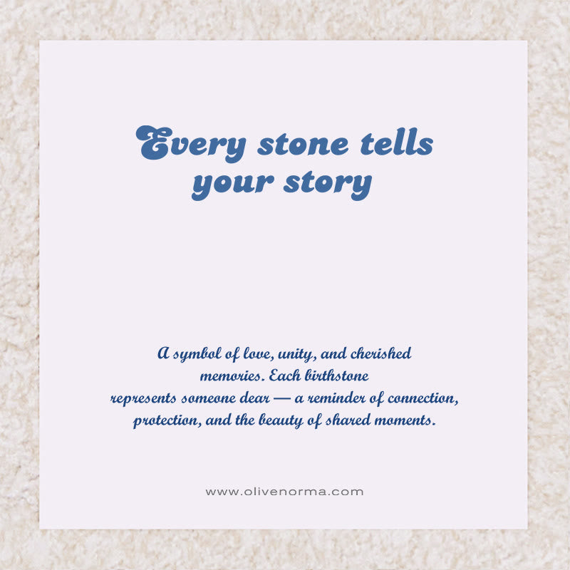 Olivenorma 2-7 Birthstones Bezel Set Customized Gift Card Bracelet - image 2