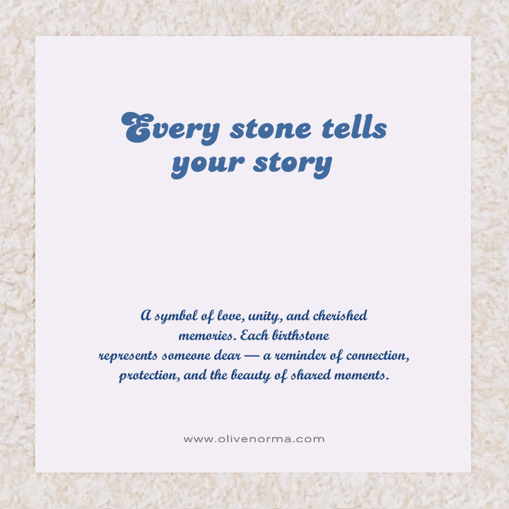 Olivenorma 2-7 Birthstones Bezel Set Customized Gift Card Bracelet - image 2