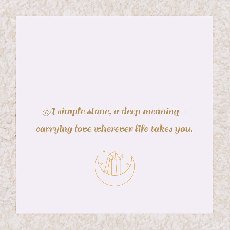 Olivenorma Simple Rectangular Birthstone Pendant Stainless Steel  Gift Card Necklace - Blue Zircon - Card 2 - image 2