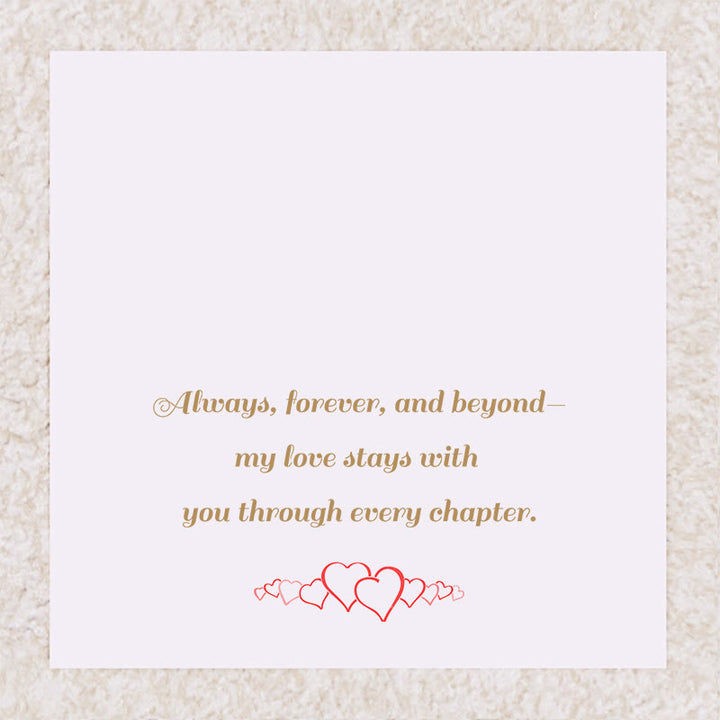 Olivenorma "I Love You Always and Forever" – Forever Love Birthstone Heart Necklace - Rosegold - December - Card 2 - image 2