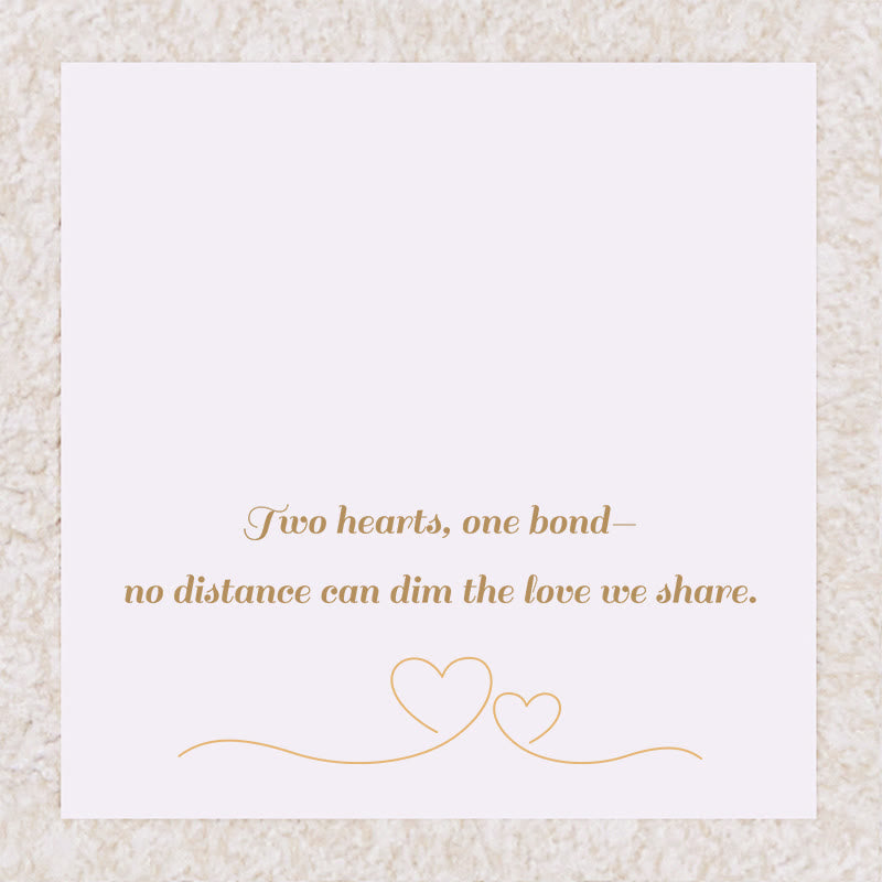 Olivenorma Hearts and Hearts Birthstone Gift Card Necklace - Rosegold - December - Card 2 - image 2