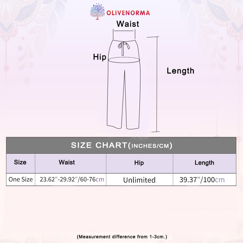 Olivenorma Women's Bohemian Butterfly Wide Leg Pants - image 28