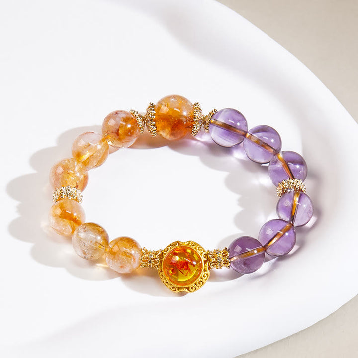 Olivenorma The Power Of Crystals For Luck & Money Bracelet - Crystals For Luck & Money Bracelet - image 0