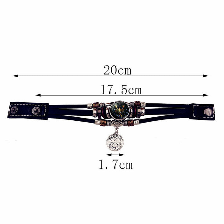 Olivenorma 12 Constellations Glow-in-the-Dark Zodiac Bracelet - image 3