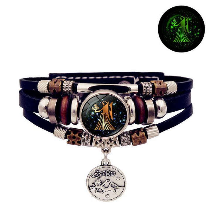 Olivenorma 12 Constellations Glow-in-the-Dark Zodiac Bracelet - Virgo - image 8
