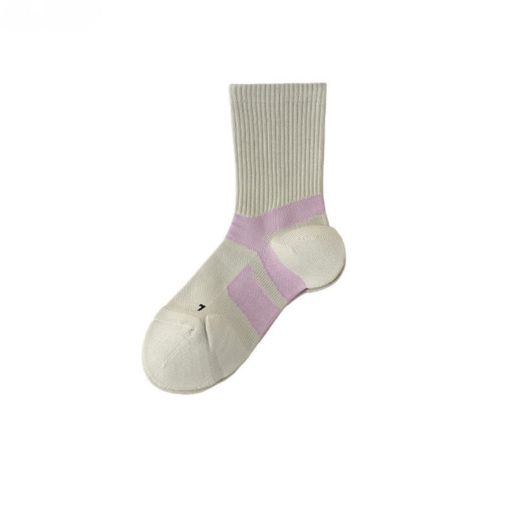 Olivenorma Mid-Calf Full-Coverage Breathable Comfort Anti-Friction Workout Grip Pilates Barre Women's Yoga Socks - image 5