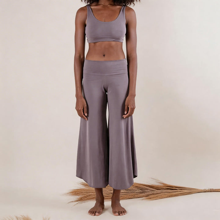 Olivenorma High-Waist Yoga Cropped Flare Pants - image 2