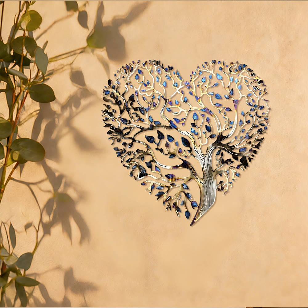 Olivenorma Heart Shaped Tree Of Life Metal Wall Decor - image 5