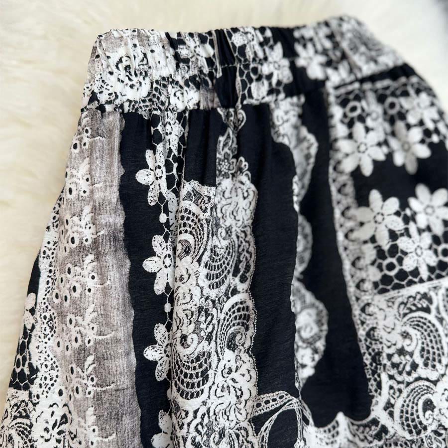 Olivenorma Boho Patchwork High Waist Maxi Women's Dress - image 22