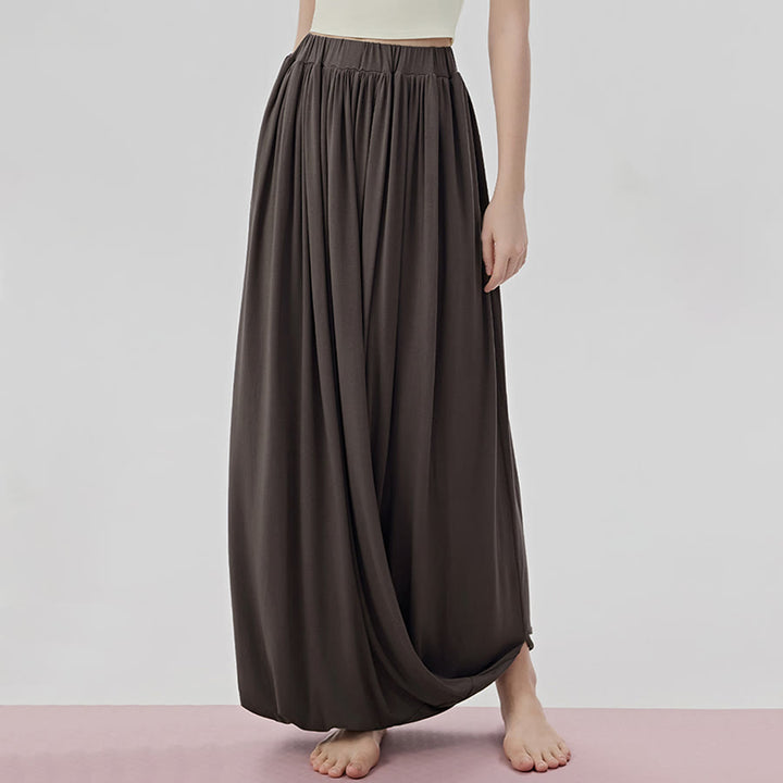 Olivenorma Harem High Waist Twisted Skirted Long Women's Yoga Pants - image 3