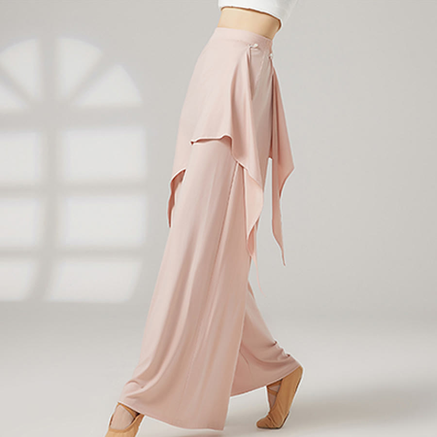 Olivenorma Wide Leg High Waist Wrap Skirted Long Women's Yoga Pants - image 5