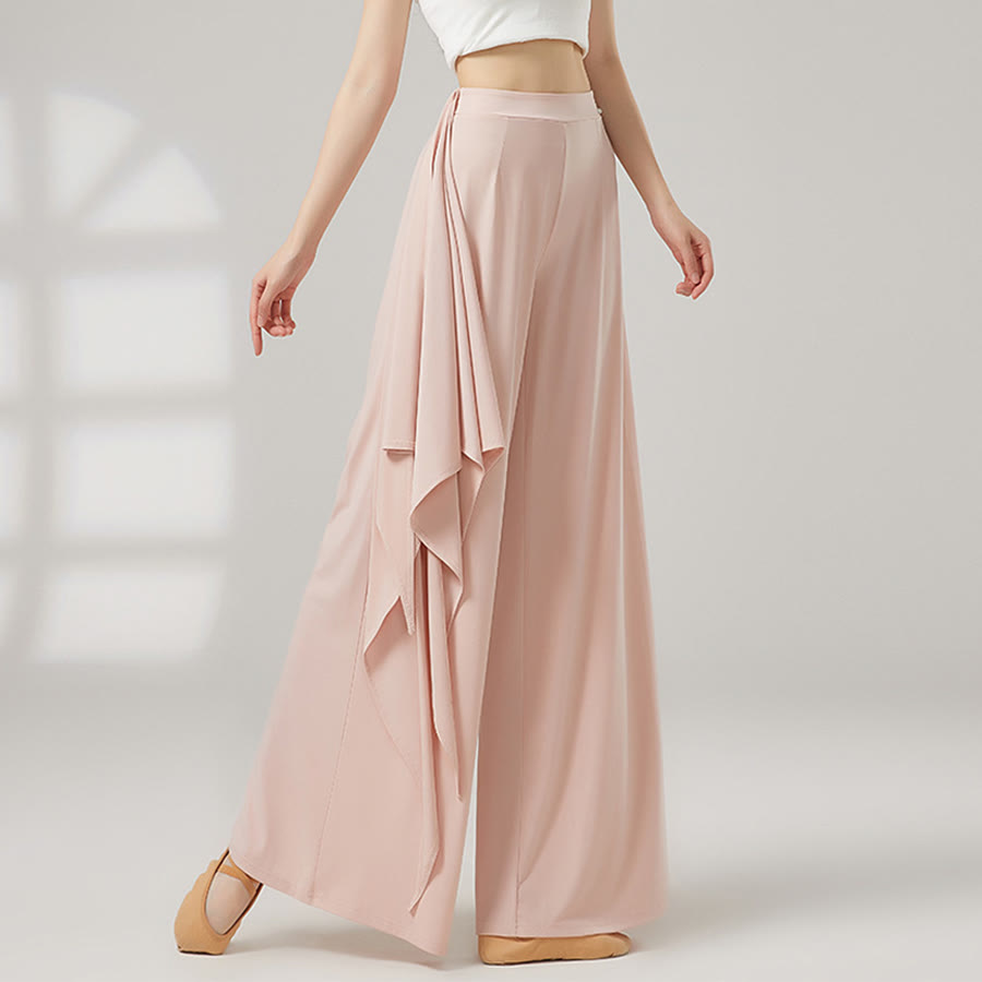 Olivenorma Wide Leg High Waist Wrap Skirted Long Women's Yoga Pants - image 6