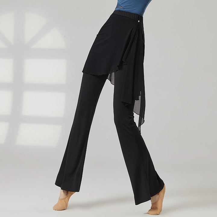 Olivenorma Flare Leg High Waist Skirted Long Women's Yoga Pants - image 3