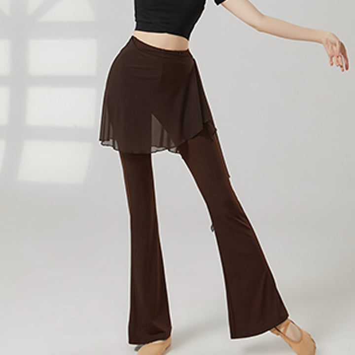 Olivenorma Flare Leg High Waist Skirted Long Women's Yoga Pants - image 6