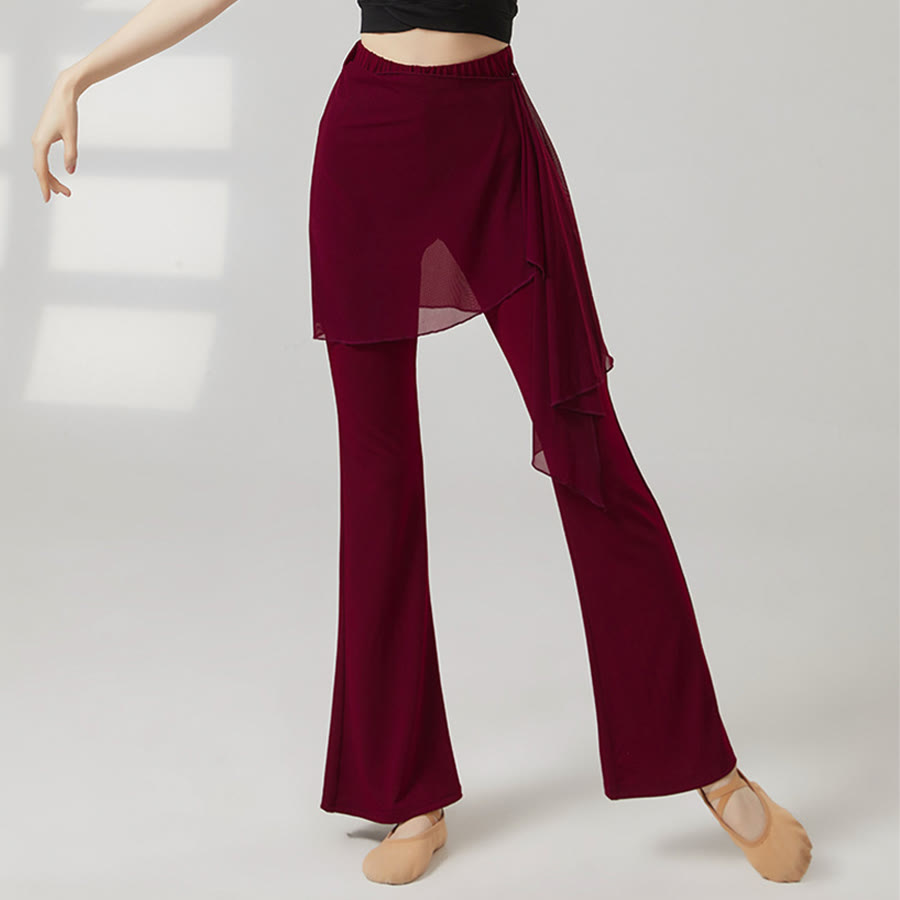 Olivenorma Flare Leg High Waist Skirted Long Women's Yoga Pants - image 1