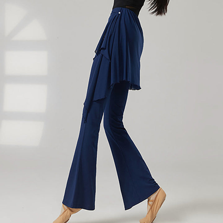 Olivenorma Flare Leg High Waist Skirted Long Women's Yoga Pants - image 9