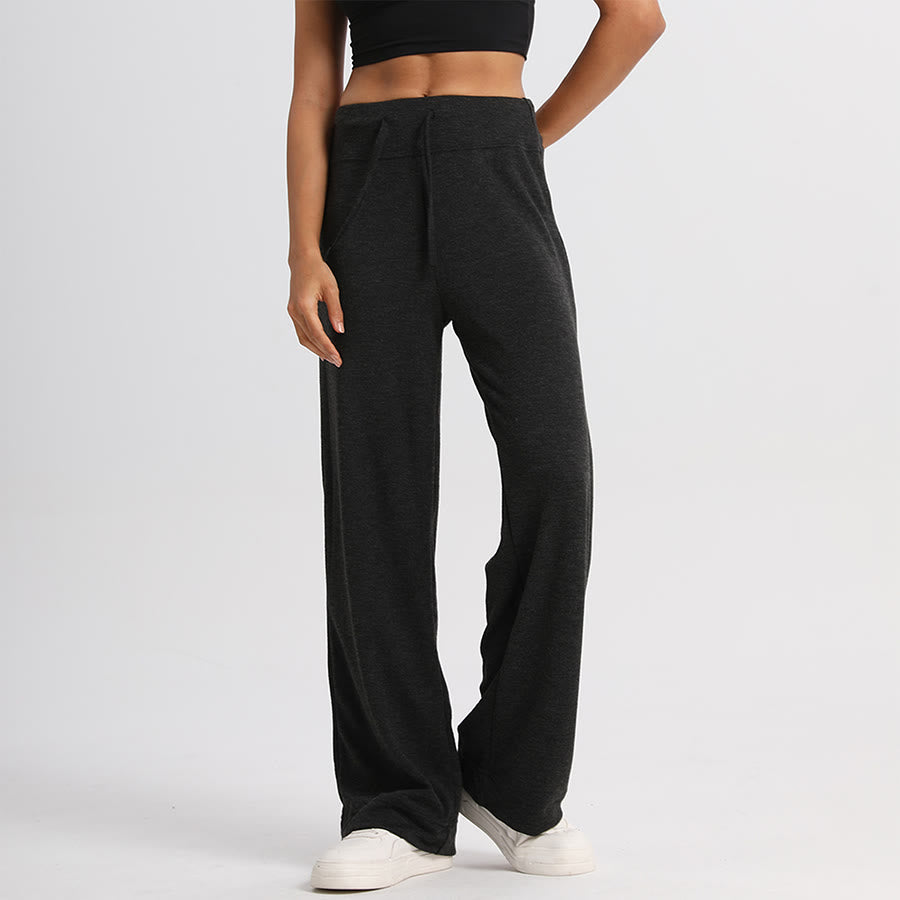 Olivenorma Wide Leg High Waist Drawstring Long Women's  Pants - image 10