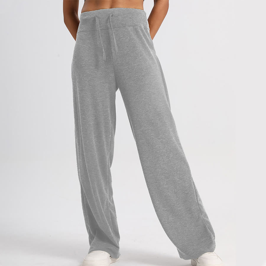 Olivenorma Wide Leg High Waist Drawstring Long Women's  Pants - image 14