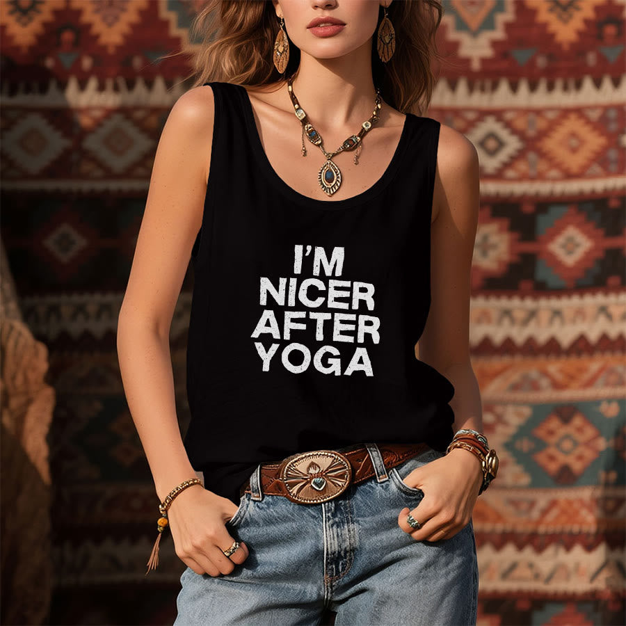 Olivenorma Graphic Print Slogan Women's Tank - image 7