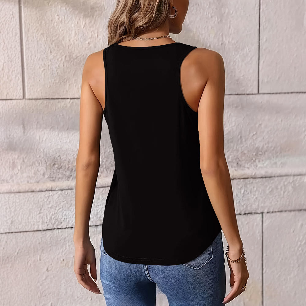 Olivenorma Om Mandala Graphic Print Slogan Women's Tank - image 8