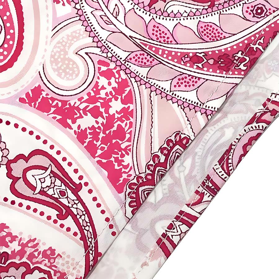 Olivenorma Bohemian Paisley Print High Waist Smocked Tiered Maxi Women's Dress - image 22