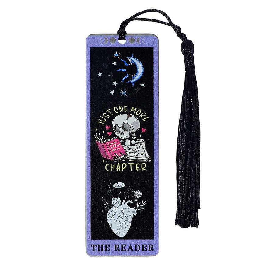 Olivenorma Tarot Style Skeleton Reader Bookmark - Purple & Moon Heart Skull Reader - 10pcs - image 19
