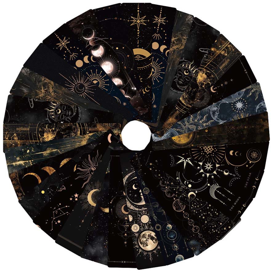 Olivenorma Celestial Sun Moon Star Tarot Style Bookmark - image 6