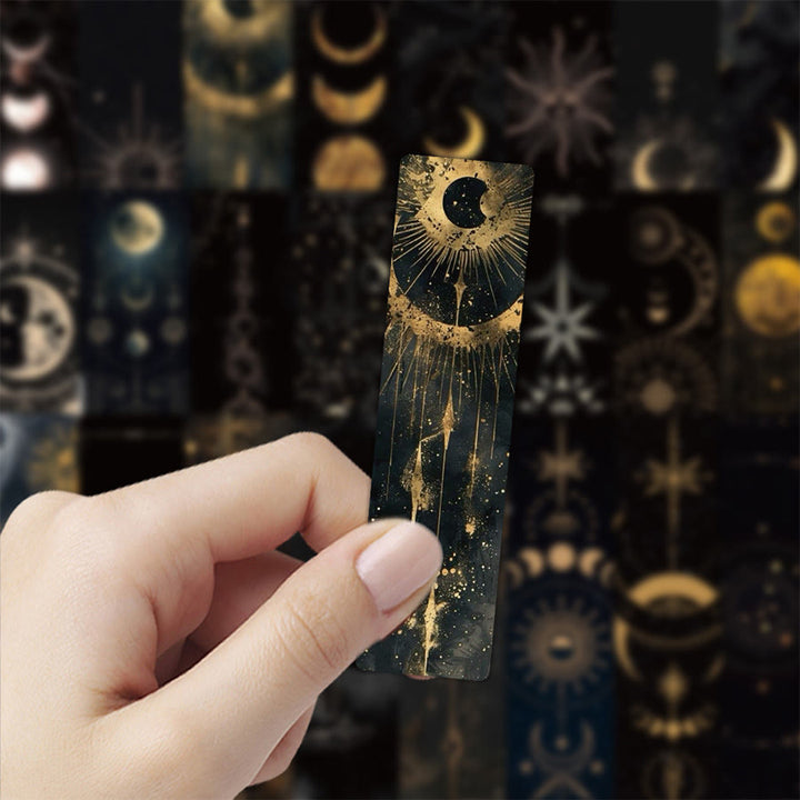 Olivenorma Celestial Sun Moon Star Tarot Style Bookmark - image 1